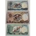 IRELAND 1977 . ONE 1 - TEN 10 POUNDS BANKNOTE . SPECIMEN SET